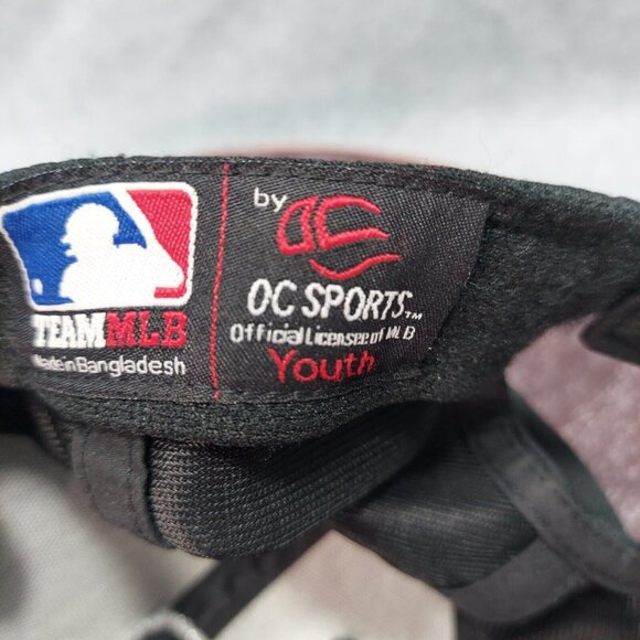 Youth Colorado Rockies OC Sports Adjustable Hat Cap Boy Team MLB Baseball Black - Picture 10 of 10